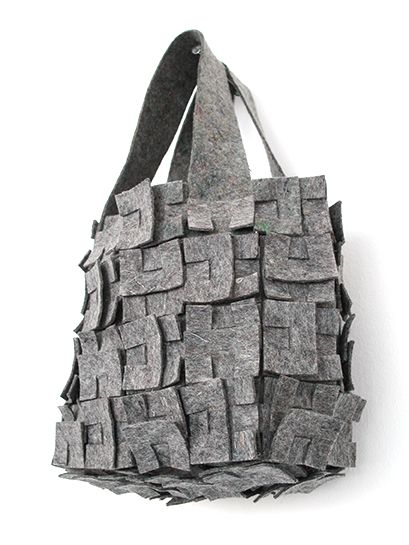 Surface Design Techniques, Structured Fashion, Felt Bags, Origami Bag, Smocking Patterns, Geometric Fashion, Textile Bag, Upcycled Leather, Textiles Fashion