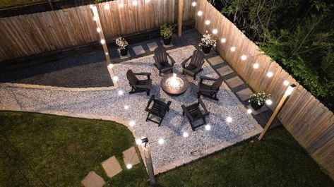 Fire Pit Outdoor, Diy Backyard Patio, Backyard Renovations, Patio Inspiration, Gas Fire Pit, Backyard Remodel, Backyard Paradise, Backyard Inspiration, Gas Fire