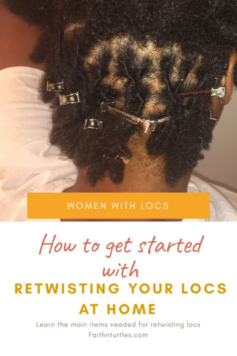 4 Must-Have Things to Retwist Starter DreadLocks | Faith n Turtles How To Retwist Starter Locs, Protective Styles Over Starter Locs, Products For Retwisting Locs, Best Products For Loc Retwist, Starter Loc Maintenance Tips, Starter Loc Retwist, How To Retwist Your Own Locs, Retwist Starter Locs, Retwisting Locs