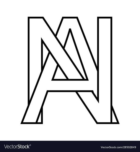 N And A Logo, A And N Logo, A N Logo, An Logo Design Letter, Na Logo Design Letters, N Letter Images, An Logo Design, An Logo, A Letter Logo