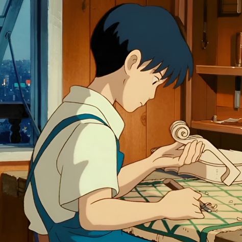 Seiji Amasawa Icon, Seiji Amasawa, Whisper Of The Heart, Ava Couple, Anime Studio, World Icon, Ghibli Artwork, Childhood Movies, Studio Ghibli Movies