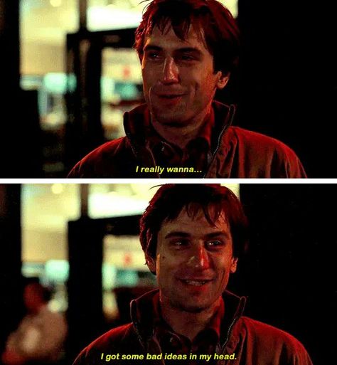 Robert De Niro as Travis Bickle in TAXI DRIVER (1976) - Dir. Martin Scorsese. #taxidriver #moviequotes #drama #crime #thriller #suspense #violence #classic #classicmovie #martinscorsese #robertdeniro #jodiefoster #pop #popculture #geek #nerd #movies #filmes #films #cine #cinema #cult #culture #art #Entertainment #OsFilmesdoKacic Nerd Movies, Films Quotes, Taxi Driver 1976, Travis Bickle, Film Cult, Cinema Quotes, Life Moves Pretty Fast, Movies Quotes Scene, Favorite Movie Quotes