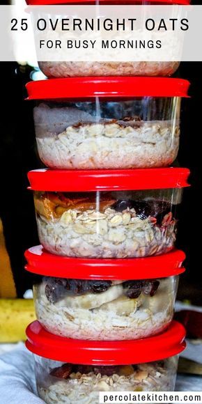 Oatmeal Overnight Oats, Overnight Oats Healthy Clean Eating, Oatmeal Overnight, Oats In A Jar, Overnight Oats Recipe Easy, Overnight Oats In A Jar, Quick Breakfasts, Recipes To Try At Home, Overnight Oats Recipes