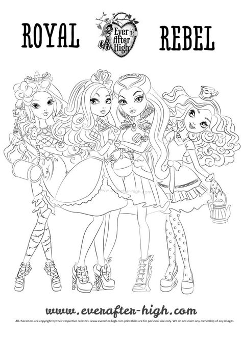 Ever After High girls coloring page Ever After High Drawings, Ever After High Coloring Pages, Monster High Coloring Pages, High Coloring Pages, Everafter High, Adult Colouring Pages, Coloring Page Ideas, Apple Coloring, Colouring Printables