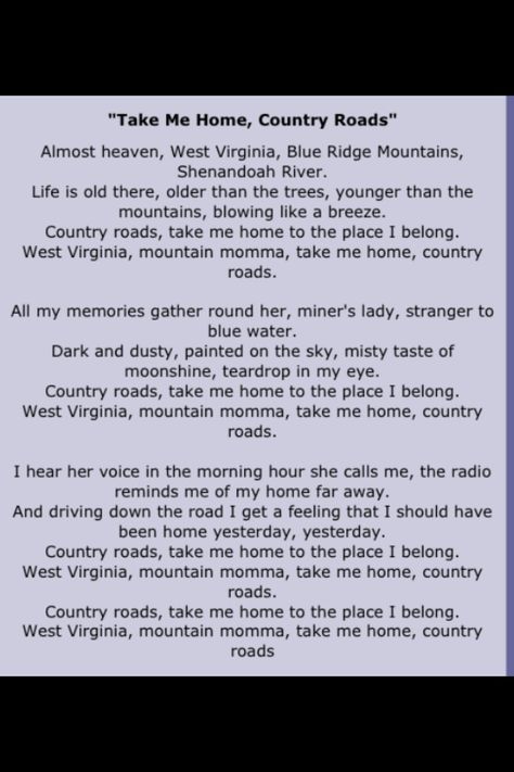 John Denver John Denver Lyrics, Shenandoah River, Country Lyrics, John Denver, Country Roads Take Me Home, Just Lyrics, Take Me Home, Music Lyrics, Denver