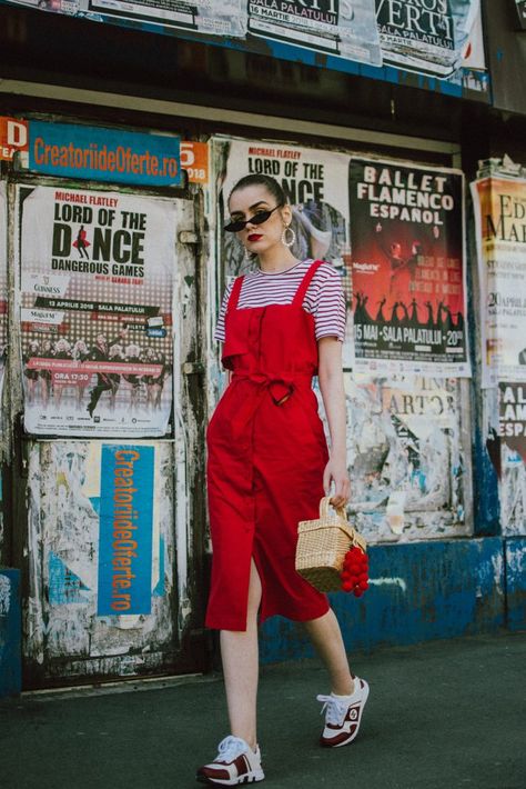 How to layer dresses for spring Fall Tshirt Dress, Zara Tshirts, Fashion Intern, Red Cat Eye Sunglasses, Layer Dresses, Zara Tshirt, Red Cat Eye, Dress Layering, Dress Over Pants