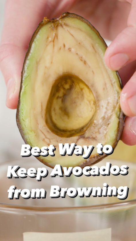 How To Keep Avocados From Turning Brown, Keep Avocados From Turning Brown, How To Cut Avocado, Go Browns, Onion Juice, Grain Alcohol, Kitchen Logo, Video Tips, Cooks Illustrated