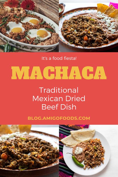 If the instructions to make a machaca look a bit too extensive, these are relatively easy to make. Moreover, they have longer shelf lives. As a result, machacas are found readily available in several supermarkets and ethnic groceries. If you do not have the patience or time to cook the beef dish, the premade, store-bought machacas are solid substitutes. #mexicanfood #mexico #machaca #amigofoods #recipe Mexican Machaca Recipe, Instant Pot Machaca Beef, Machaca Burrito Recipe, Machaca Beef, Machaca Recipe, Shredded Beef Recipes, Dried Beef, Mexican Beef, Mexican Dish