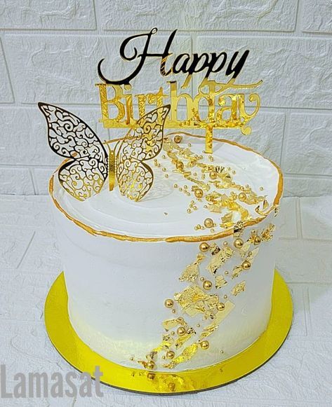 Birthday Cake For Husband Surprise, Simple Cake Decor, Birthday Cake For Women Simple, Birthday Cake For Husband, Chocolate Cake Designs, Cake For Husband, Birthday Cake Decorating Ideas, Plain Cake, Birthday Cake Pictures