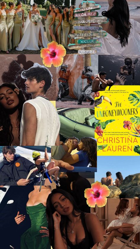 The unhoneymooners - Christina Lauren #theunhoneymooners #christinalauren #bookaesthetic #ethanthomas #olivetorres #ethanandolive #books #romancebooks #booklovers #bookworm #enemiestolovers #fakedating Something Wilder Christina Lauren Aesthetic, The Unhoneymooners Aesthetic, Unhoneymooners Aesthetic, Christina Lauren Books, The Unhoneymooners, Books Recs, Reading Inspiration, Romance Series Books, Something Wild