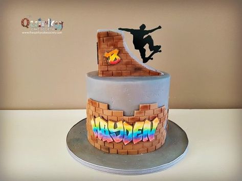 Twilight Cake, Skateboard Cake, Skateboard Party, Skate Ramp, Bday Party Kids, Mini Tortillas, Skate Party, Cakes For Men, 12th Birthday