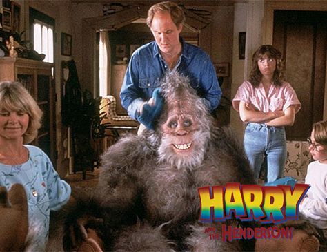 1987, Harry and the Hendersons is a American fantasy comedy film directed and produced by William Dear and starring John Lithgow, Melinda Dillon, Don Ameche, David Suchet, Margaret Langrick, Joshua Rudoy, Lainie Kazan and Kevin Peter Hall. Steven Spielberg served as its uncredited executive producer, while Rick Baker provided the makeup and the creature designs for Harry. (L26757) Melinda Dillon, Harry And The Hendersons, Finding Bigfoot, Trimming Your Beard, John Lithgow, Just Let It Go, Family Films, Great Movies, Back In The Day