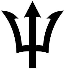 PJO/HoO Tatuagem Percy Jackson, Lol House, Poseidon Symbol, Percy Jackson Tattoo, Trident Tattoo, Poseidon Trident, Percy Jackson Drawings, House Of Hades, Just Ink