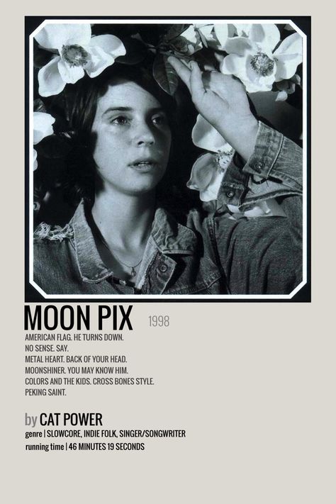 Cat Power Poster, Fever Ray, Peter Murphy, Cat Power, Pj Harvey, Stone Temple Pilots, Tori Amos, Mazzy Star, Leonard Cohen