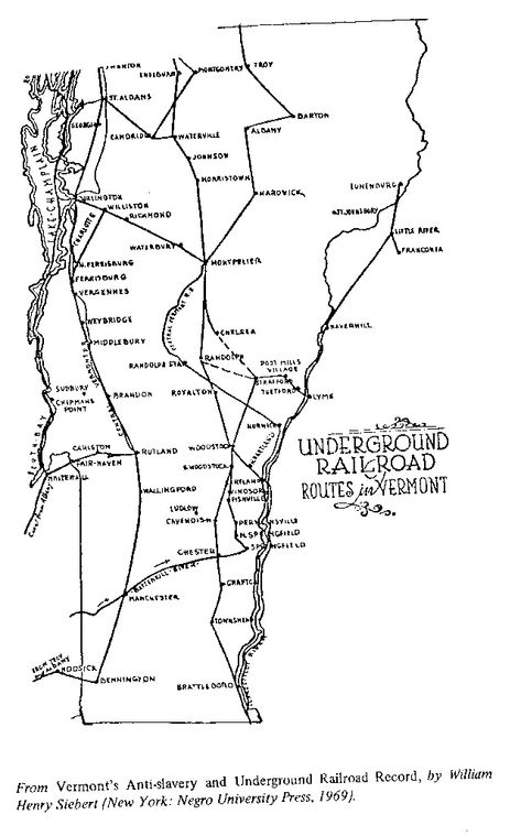 » Underground Railroad Routes in Vermont Map Vermont Map, The Underground Railroad, Underground Railroad, Route Map, The Underground, Vermont, Dots, Map