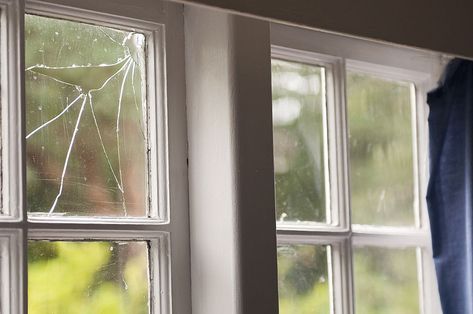 Diana Kabagabe an engineer says, there are several things that could cause a window to break so easily Cracked Window, Window Glass Repair, Storefront Glass, Window Glass Replacement, Impact Windows, Mirror Installation, Accidents Happen, Broken Window, Glass Repair