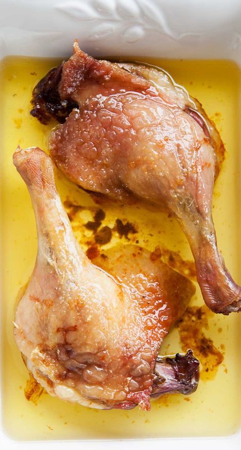 Duck Leg Recipes, Duck Confit Recipe, Confit Recipes, Tender Meat, Duck Confit, Classic French Dishes, Duck Fat, Roast Duck, Duck Recipes