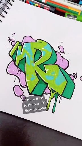 Improve your drawing graffiti skill Graffiti Letter R, Graffiti Name, Dibujos Ideas, Improve Your Drawing, Drawing Graffiti, 2024 Art, Your Drawing, Learn A New Skill, Design App