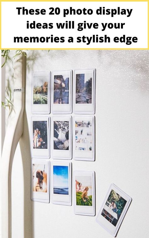 These magnetic transparent picture sleeves are perfect for the fridge Fridge Photos Display, Photos On Fridge, Fridge Pictures Ideas, Fridge Magnets Display, Side Of Fridge, Photo Display Ideas, Fridge Photos, Unique Photo Frames, Wood Clips