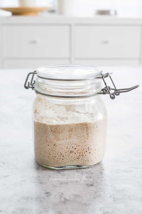 Make a no discard sourdough starter at home with our easy and hassle-free step by step recipe and video. Sour Dough Bread Starter Recipe, Recipes Without Eggs, Dough Starter Recipe, Sourdough Discard Recipe, Sourdough Discard Recipes, Savory Baking, Discard Recipe, Sourdough Bread Starter, Discard Recipes