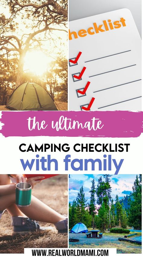 Camping Packing List With Kids, Family Camping List, Camping Trip Packing List, Family Camping Checklist, Camping Checklist Printable, Liquor Gift Baskets, Camping Checklist Family, Things To Pack, Kids Tent