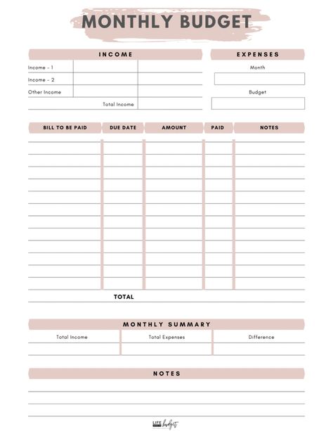 Template List, Simple Budget Template, Printable Budget Worksheet, First Apartment Tips, Budget Planner Free, Budget Template Free, Budget Worksheet, Apartment Tips, Budget Goals