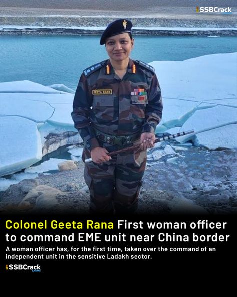 The Indian Army has recently made history by clearing women officers for command roles. This move has opened up many opportunities for women officers in various branches of the army, including the Corps of Engineers, Ordinance, and Electronics and Mechanical Engineers (EME). One such officer, Colonel Geeta Rana of the Corps of Electronics and Mechanical […] Indian Army Women, Army Women Quotes, National Cadet Corps, Female Army Soldier, Indian Army Quotes, Amazing Places On Earth, Army Women, Army Quotes, Interview Preparation