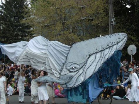 Whale Puppet, Octopus Puppet, Parade Puppets, Giant Puppet, Fish Puppet, Whale Costume, Puppetry Theatre, Snail And The Whale, Puppet Costume