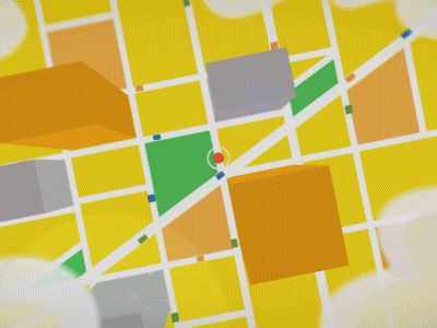 City-walk Map Motion Graphics, Location Animation, City Animation, Map Animation, Gif Illustration, Train Map, City Maps Design, Motion Graphs, Motion Logo