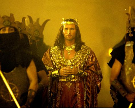 One Night with the King. Ahh for some reason this guy is attractive. Queen Esther Costume, One Night With The King, King Xerxes, Luke Goss, Brit Award, Queen Esther, King Solomon, Well Read, The 3 Kings