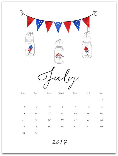 July Calendar Page (& June) - Mason Jar Crafts Love July Calendar Ideas, Closet Organizer Ideas, Love Calendar, July Bujo, Diy Closet Organizer, Calendar Doodles, Drawing Summer, Bullet Journal Contents, Month Design