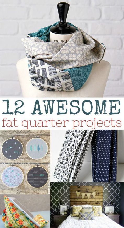 If you're feeling crafty, Fat Quarters could be the perfect pathway to greatness! But what are Fat Quarters exactly, and what can you do with them? Fat Quarter Sewing Projects, Shred Workout, Fat Quarter Projects, Beginner Sewing Projects Easy, Leftover Fabric, Fabric Baskets, Sewing Projects For Beginners, Sewing Skills, Love Sewing