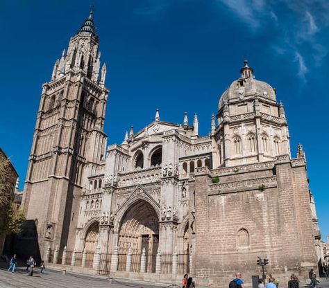 Toledo Cathedral, Toledo Spain, Gothic Cathedrals, One Day Trip, The Cloisters, Baroque Architecture, Walled City, Saint Mary, Roman Catholic Church