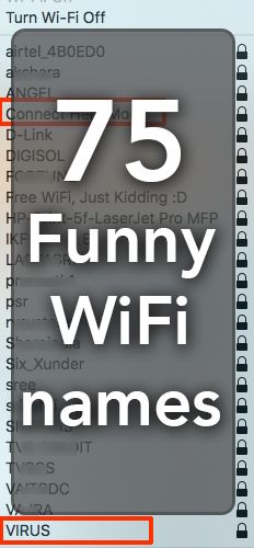 Top 75 Best and Funny WiFi names of all time + WiFi Name Generator Fun Wifi Names, Funny Hotspot Names, Wi Fi Names Creative, Wifi Name Ideas Aesthetic, Wifi Names Creative, Clever Wifi Names, Funny Wifi Names, Hilarious Sayings, Guest Wifi