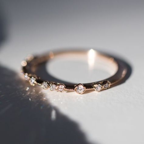 Diamond Dotted Ring Divorce Jewelry, Laurie Fleming, Gold Knot Ring, Pink Morganite Ring, Black Crystal Earrings, Diamond Bridal Ring Sets, Dot Ring, Designer Rings, Diamond Bridal Sets