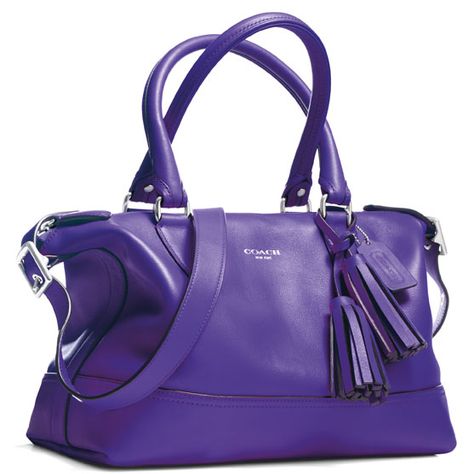 All New Handbags, Wallets, Shoes, Accessories and Apparel from Coach Black Backpacks, Purple Purse, Purple Bag, Coach Poppy, Coach Logo, Purple Love, All Things Purple, Purple Bags, Purple Rain