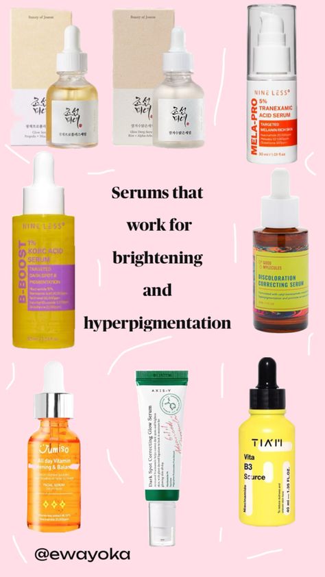 Treat your discoloration with these serums Best Serums, Best Serum, Tranexamic Acid, Brightening Serum, Skincare Tips, Serum, Vitamins, Skin