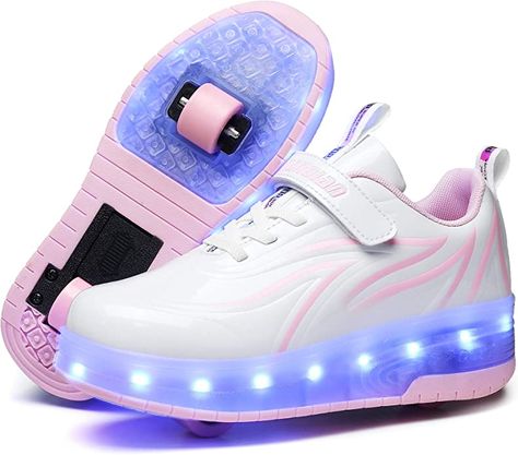 Shoes With Wheels, Sepatu Platform, Led Light Color, Kids Roller Skates, Kids Skates, Roller Skate Shoes, Roller Shoes, Color Shoes, Light Up Shoes