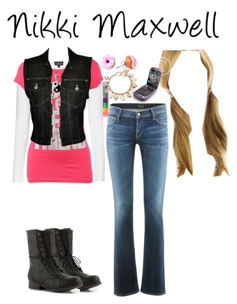 "Dork Diaries: Nikki Maxwell" by katiemiller-v on Polyvore featuring Topshop, Citizens of Humanity, Wet Seal, Carolina Glamour Collection, Jean-Paul Gaultier, Madden Girl, Forever 21, women's clothing, women and female Dork Diaries Outfit Ideas, Dork Diaries Costume, Dork Diaries Outfit, Makenzie From Dork Diaries, Nikki Maxwell, Nikki Maxwell Outfits Dork Diaries, Dork Diaries Nikki, Dork Diaries Nikki And Mackenzie, Books Like Dork Diaries