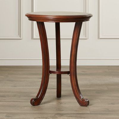 Darby Home Co Corinne Round End Table Round Corner Table, Decorating End Tables, Wood Chair Diy, Church Furniture, Tall End Tables, Table 19, Round Chair, End Table Sets, Corner Table