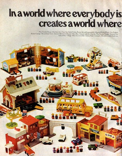 Fischer Price, Vintage Fisher Price Toys, Play Sets, Fisher Price Toys, Vintage Fisher Price, The Toys, Childhood Toys, Retro Toys, Classic Toys