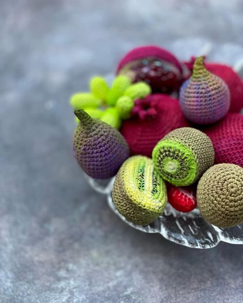 K as in kiwi. And other fruits. Crochet Fruit, Kiwi, Fruit, Crochet