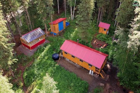 1993 Alaska Homestead For Sale W/Outbuildings on 3.7 Acres $124,900 - Country Life Dreams Homesteading In Alaska, Alaska Homestead, Generator Shed, Alaska House, Water Catchment, Life Dreams, Fairbanks Alaska, Small Sheds, Alaska Travel