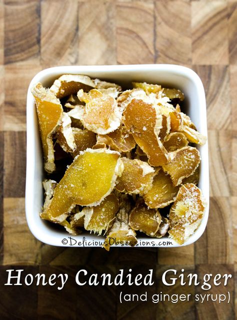 How to Make Honey Candied Ginger Ginger Candy Recipe, Paleo Candy, Making Honey, Ginger Chews, Honey Candy, Ginger Syrup, Autoimmune Paleo, Candied Ginger, Ginger Recipes