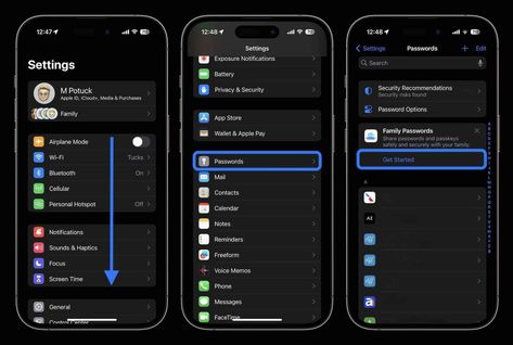 Share passwords on iPhone: How to in iOS 17 - 9to5Mac Ios 17, Password Manager, Settings App, Apple News, Apple Products, How To Use, To Share, Step By Step, Ios