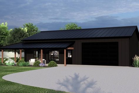 60 x 40 Barndominium Floor Plans 2 Bedroom Shop House Plans, Black Shop House, Small Pole Barn Homes Simple, Shop And House Combo Plans, Barn Plan, Rent House, Small Barndominium, Apartment Floor, Barndominium Plans