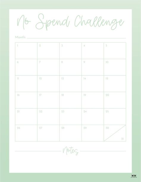 Choose from 20 no spend challenge printables covering various durations to help control your spending and start saving today. Print from home. 100% FREE! No Money Spending Challenge, No Spend Printable, No Spend Tracker Printable, No Spend Calendar Free Printables, No Spend September, No Spend Challenge Printable Free, No Spend Month Printable, No Spend Month Template, No Spending Challenge