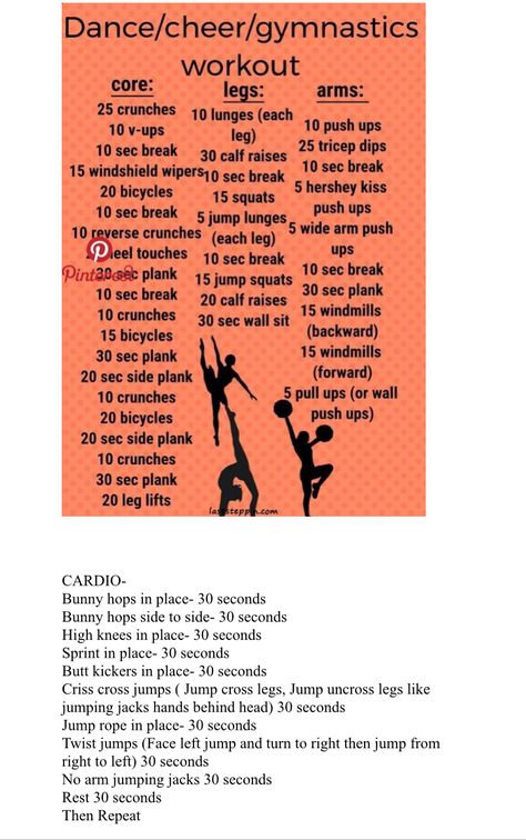 Cheer Workouts At The Gym, All Star Cheer Workouts, Cheer Morning Routine, Cheerleader Gym Workout, Cheer Gym Layout, Flexibility Workout Cheer, Cheer Conditioning Workouts, Cheerleader Workout Plan, Cheer Workouts For Bases