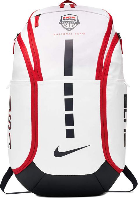 Nike Hoops Elite Team USA Basketball Backpack Nike Packs, Basketball Dress, Bag Branding, Logos Color, Elite Backpack, Basketball Fashion, Backpack Aesthetic, Team Usa Basketball, Logos Photography