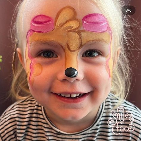 Paw Patrol Face Paint, Dog Face Paints, Mask Face Paint, Makeup Bar, Paw Painting, Face Painting Tutorials, Face Painting Easy, Kids Face Paint, Face Painting Designs